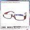 Classic style shape and Pattern spliced ce eye glasses