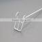 Goods hanging display hook on wire net ,supermarket display equipment KF-F005