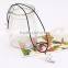 Fashion leather jewelry cone pendant wholesale natural stone necklace