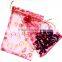 Promotion cheap small glided organic cotton drawstring bag china supplier