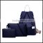 2016 new European style fashion Oford Cloth Bag Canvas Backpack stuffed bun mother bag three piece