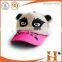 China factory custom pink baby hat, cute rabbit baseball cap