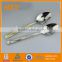 stainless steel flatware set new design gold and satin