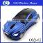 car shape wireless mouse with blue headlight