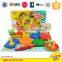 3D coloured plasticine dough clay with hambruger extruding machine distribution mold tool kit