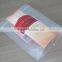Stand up clear bag with logo