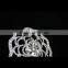2015 fashion round crystal applique for wedding dress wholesale