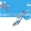 Multi-function Flat 2 in 1Micro USB+8pin USB Data Cahrger Cable for iPhone6 and Android
