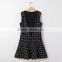 clothing manufacturer beaded in collar sleeveless backless school students dress