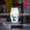 Ceramic Handpainted Antique Wooden Table Lamp for Hotel