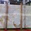 High light transmittance white onyx; white onyx with rusty veins