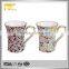 Drinkware Flower Decaling Gold Rim 13 oz Ceramic Coffee Mug