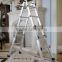 Aluminum little giant ladder, stairway ,folding step ladder 4*3 4*4 4*5