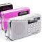 mini wireless portable am fm radio with speaker