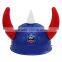 Orange Plastic Viking Football Fan Hat Wholesale with for Football Events & Parties & Carnivals