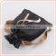 cusotm flet black draw string jewelry pouches