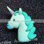 Factory wholesale cheap emoji power bank PVC American unicorn power bank emoji battery charger unicorn battery charger