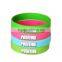 fancy custom embossed imprinted logo silicone wristbands bracelet