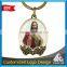 Personalized fancy Christ print keychain for religion