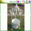 Latest design mini decoration metal round garden flower pot