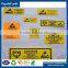 Personalized asbestos wacky safety electrical warning label