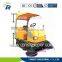 Runway Street Sweeper Semi Closed Outdoor Commercial Road Sweeper With Lead Acid Battery Free of Maintenance