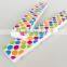 Korean quality custom personalized colorful double side nail file colorful sponge nail buffer manicure tools factory