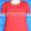 Round neck with beads Ladies tops latest design