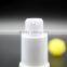 30ml high quality white airless pump bottle with gold ring