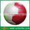 matt finish metalic pvc leather black promotional soccer ball