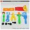 Plastic cartoon tool pretend school play set hand tool toy