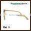 China quality custom polarized Bamboo sunglasses with spring hinge