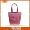 2016 fashion style pu leather tote bag shoppin bag for girls
