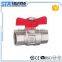 ART.1032 Full port NPT male threaded butterfly handle forged brass stem ball body 1/2 3/4 1 inch brass ball valve cw617n DN25