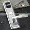 bright stainless hotel locks