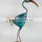 Made in china vivid large metal flamingo statue ornament
