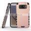top sale for galaxy s6 edge tpu pc hybrid case dual-layer case, 2 in 1 shockproof case for samsung s6 edge