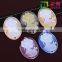 2015 resin emstone cabochons,wholesale gemstone cabochons with two hole cameo