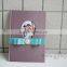 Handmade Luxury Silk Covor Wedding Guest Book with your own photo
