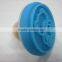 Wholesale dia.6cm bear shape silicone cookie stamp with wooden handle