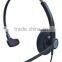 Telephone Headset For Call Center , Traffic Headband Speakerphone For Noise Cancelling