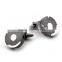 2015 hotsale round metal cufflinks with differenc plating bulk cufflinks