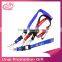 Custom silkscreen brand name lanyard with badge holder