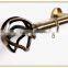 Twist cage metal curtain rod