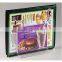 7 x 5 Acrylic Sign Holder with Slot for Storing Menus, Double-sided - Clear