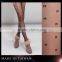 Taiwan Factory Sweet Bow Shiny Black Tights