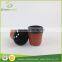 plastic flexible double color nursery pots