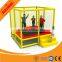 CE Approved Small Size Toddler Indoor Trampoline with Slide