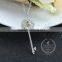 925 sterling silver rhinestone yellow zircon key pendnat charm idea jewelry fashion women necklace jewelry supplies 6360474