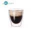 200ml high borosilicate custom mugs no minimum double wall for coffee